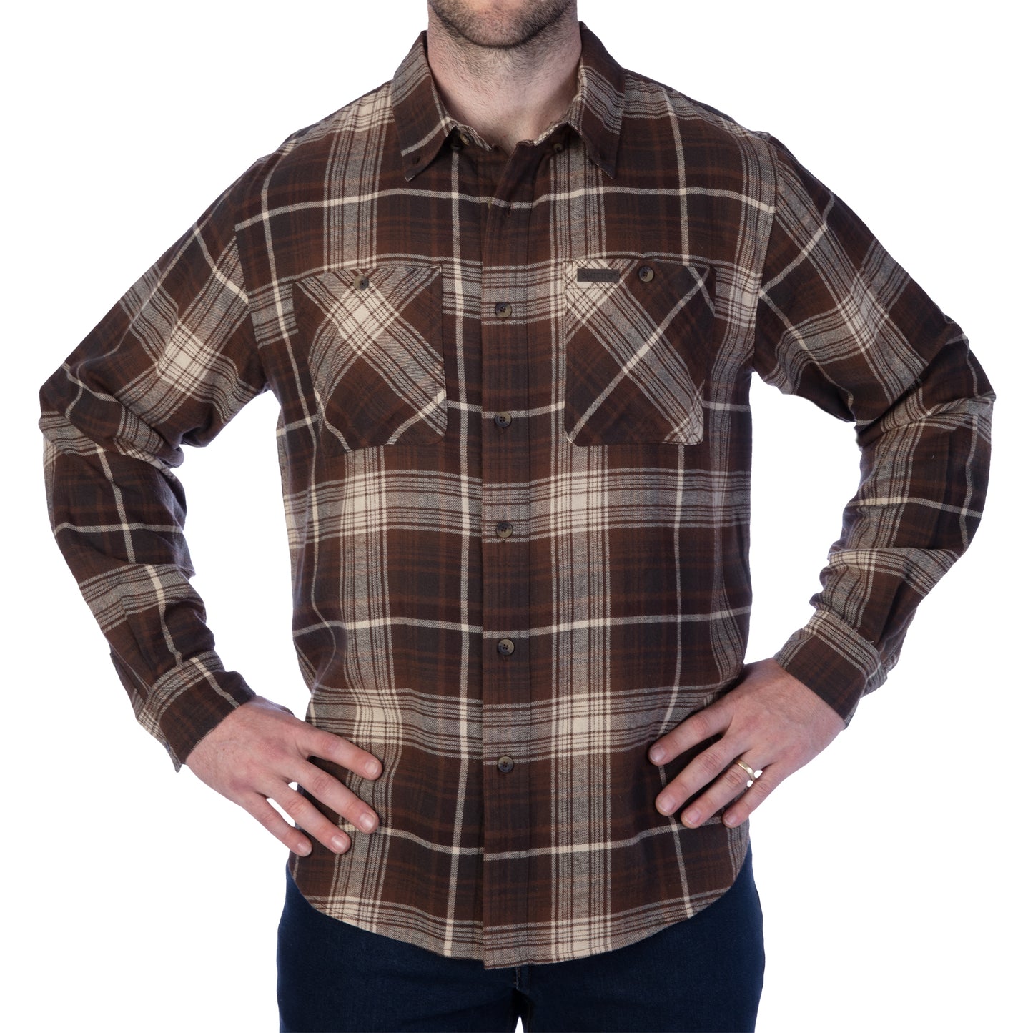 MENS 100% COTTON FLANNEL SHIRT