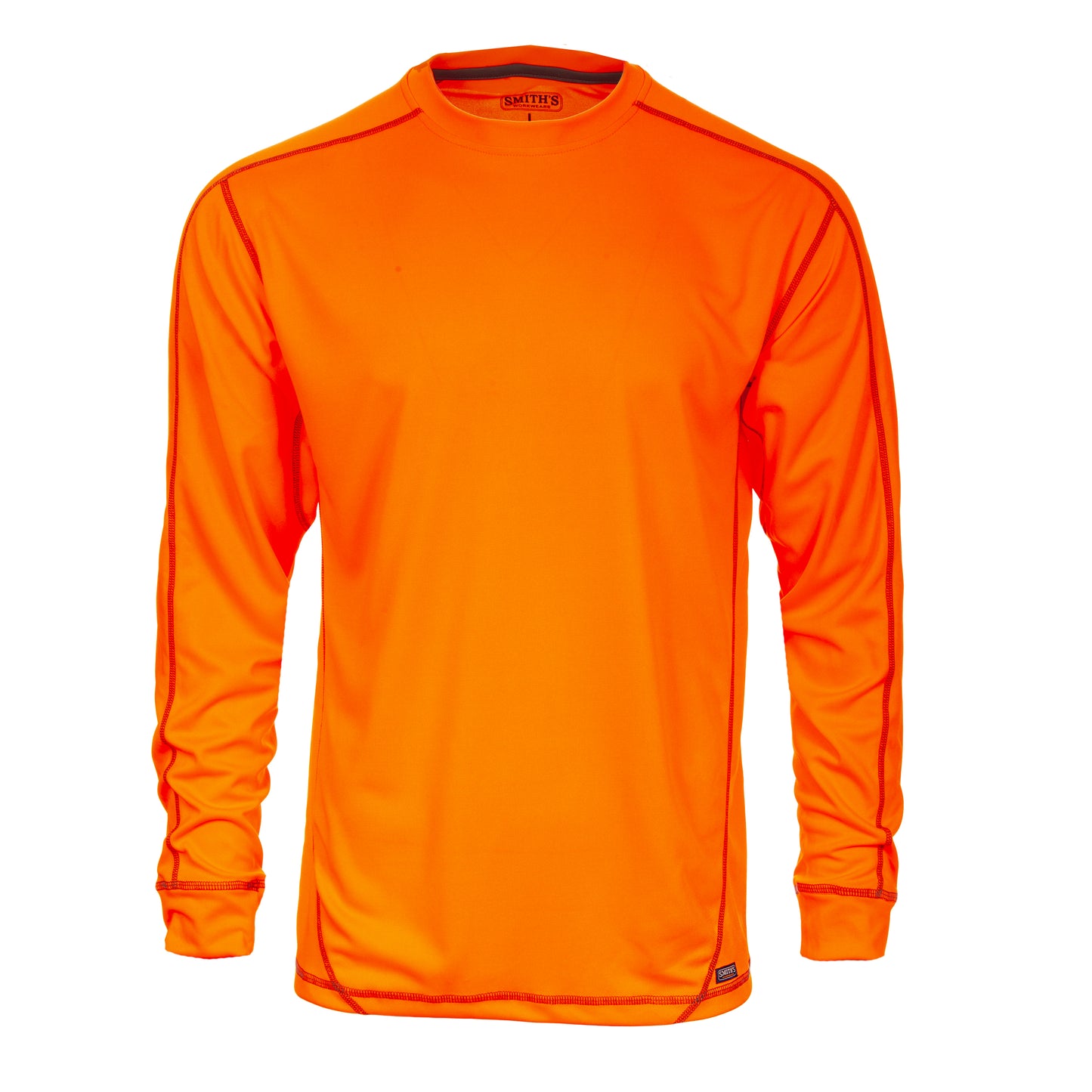 L/S CREW NCK TEE W/ FORWARD SIDE&CONTRAST  STITCHING