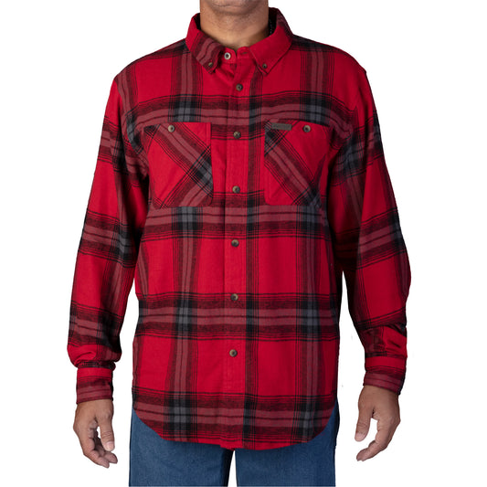 MENS 100% COTTON FLANNEL SHIRT