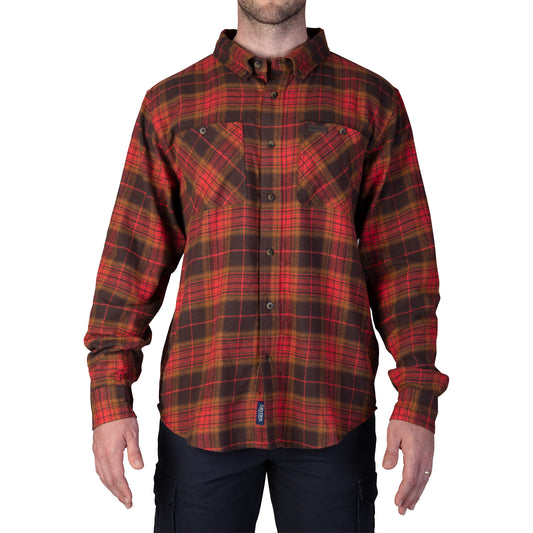 MENS 100% COTTON FLANNEL SHIRT