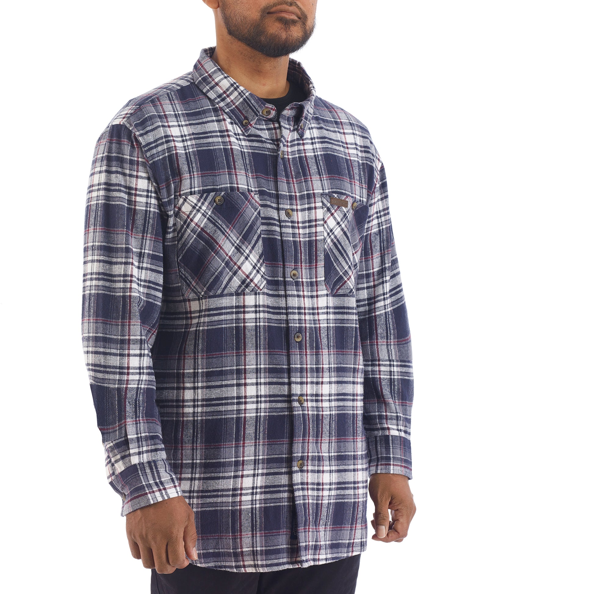 MENS 100% COTTON FLANNEL SHIRT