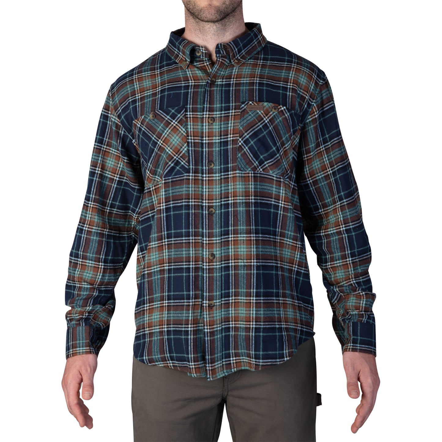 MENS 100% COTTON FLANNEL SHIRT