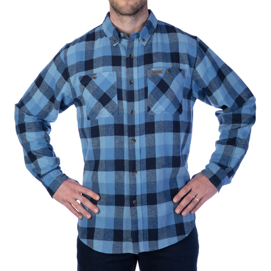 MENS 100% COTTON FLANNEL SHIRT