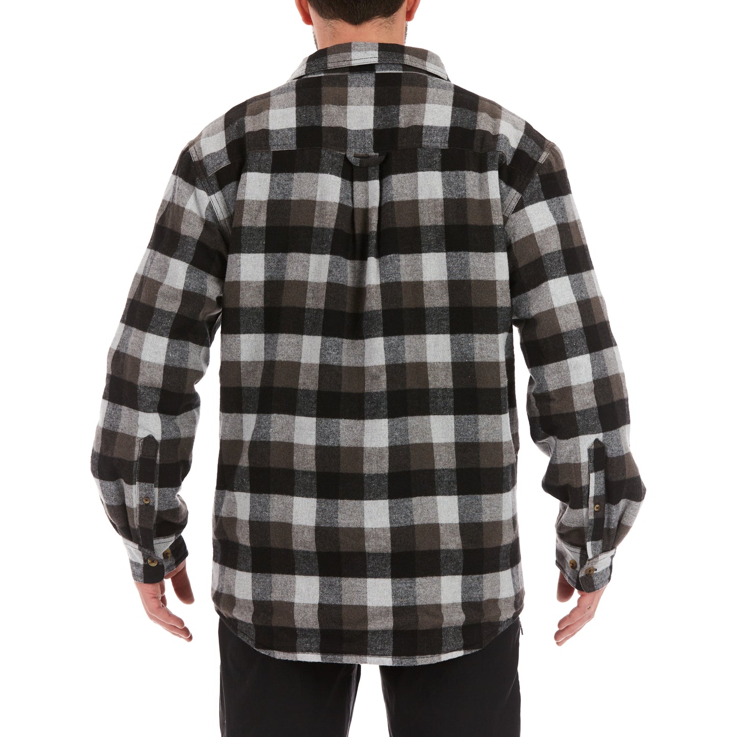 80/20 COTT/POLY FLANNEL SHERPA LINED SHIRT JKT