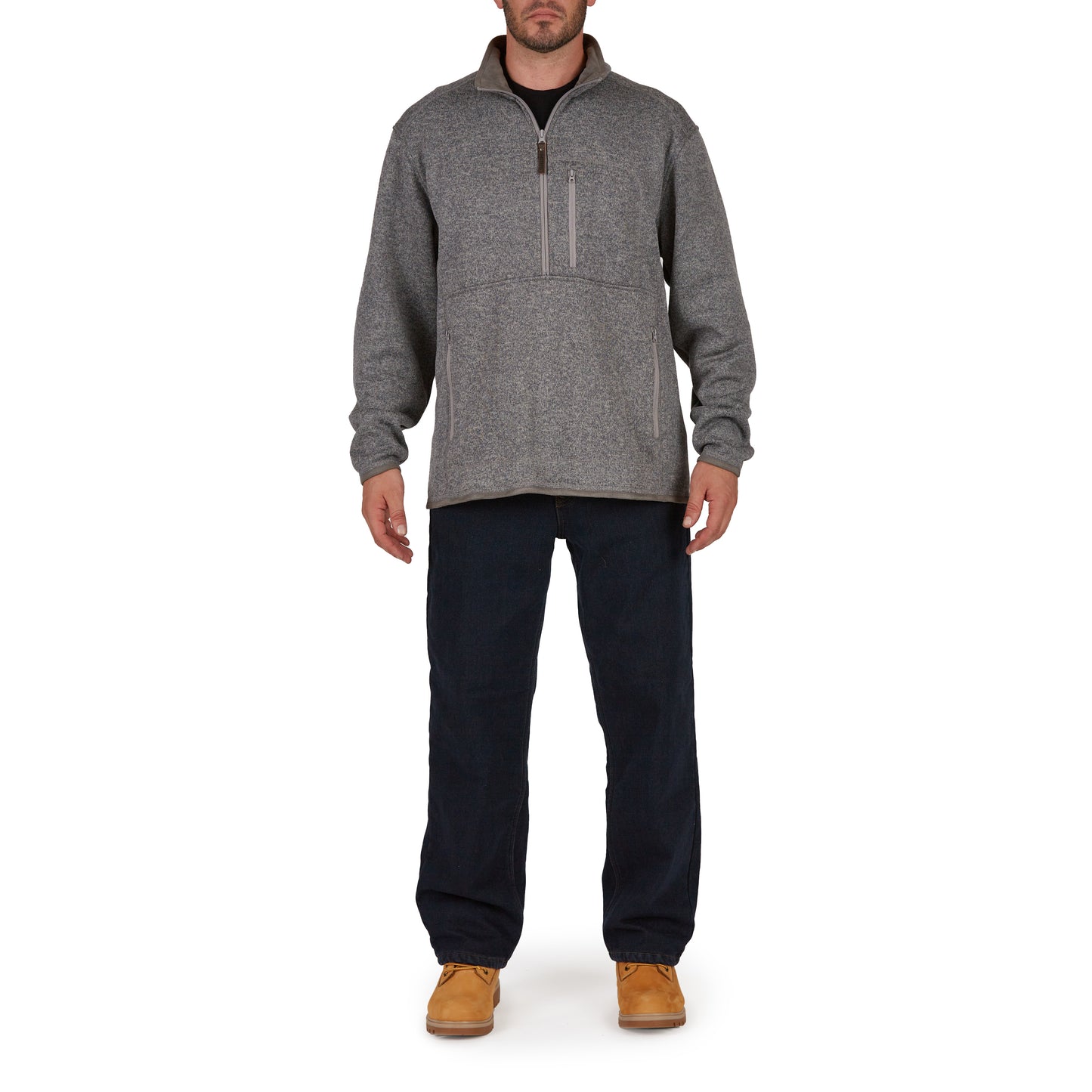 1/4 ZIP SWEATHER FLEECE JKT