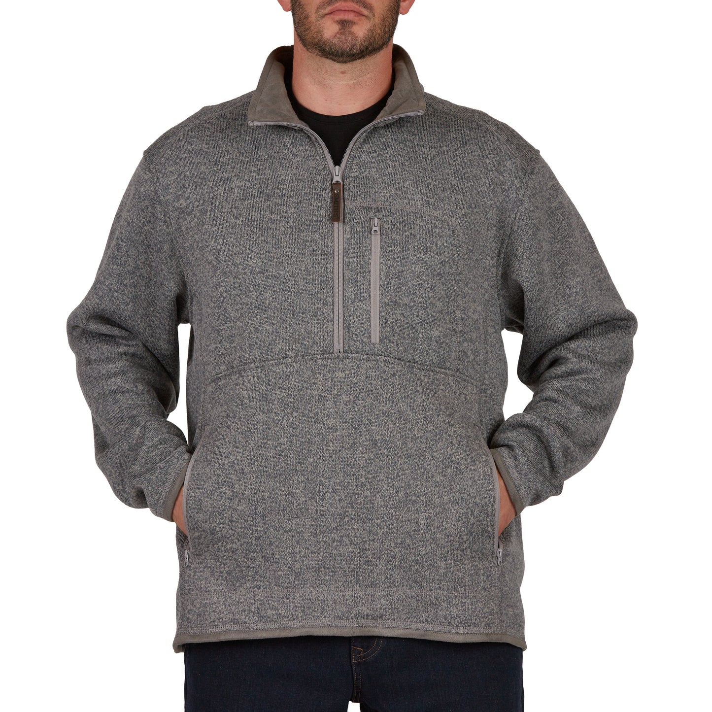 1/4 ZIP SWEATHER FLEECE JKT