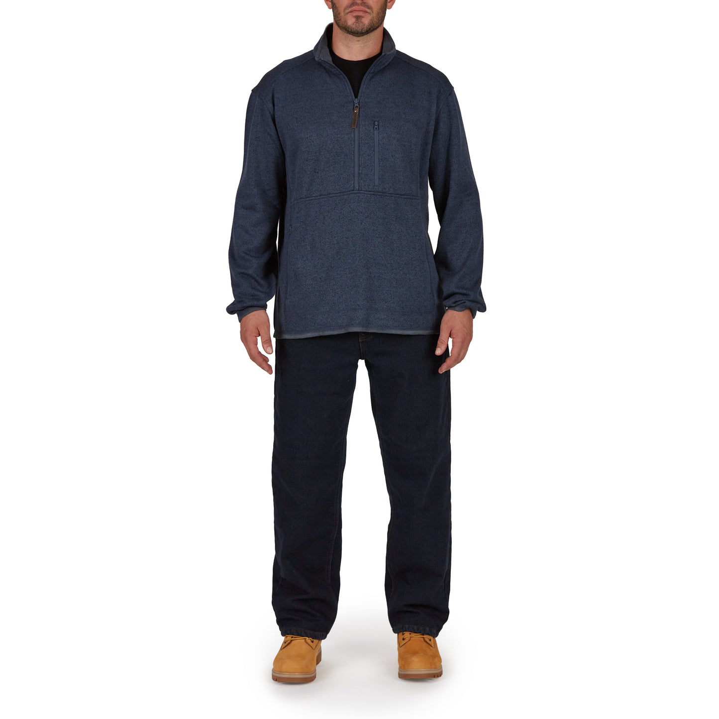 1/4 ZIP SWEATHER FLEECE JKT