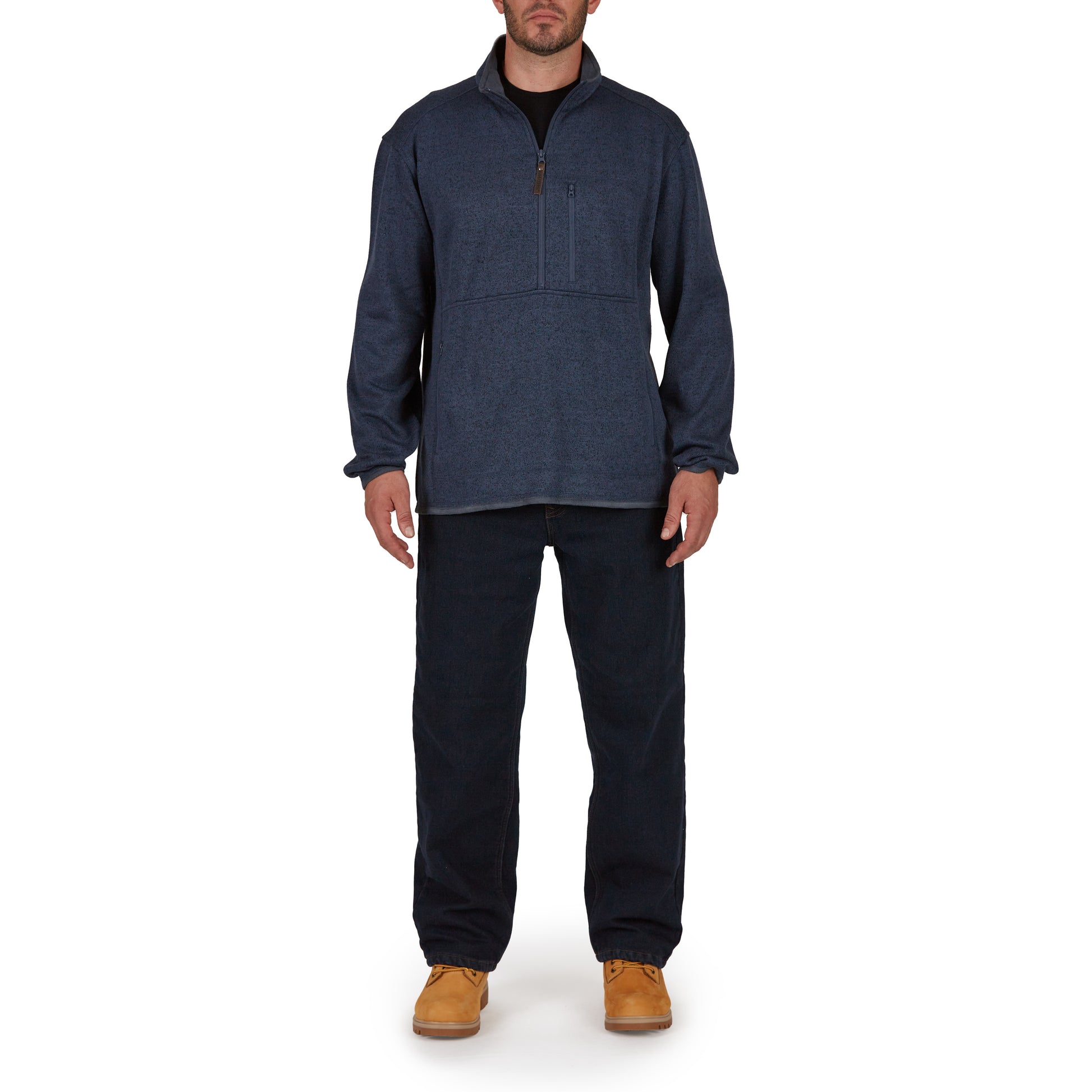 1/4 ZIP SWEATHER FLEECE JKT