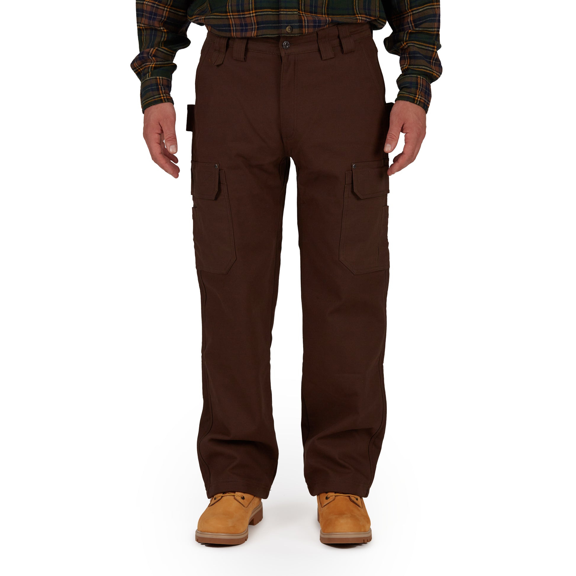 CANVAS GUSSET STRETCH DUCK UTILITY CARGO PANTS