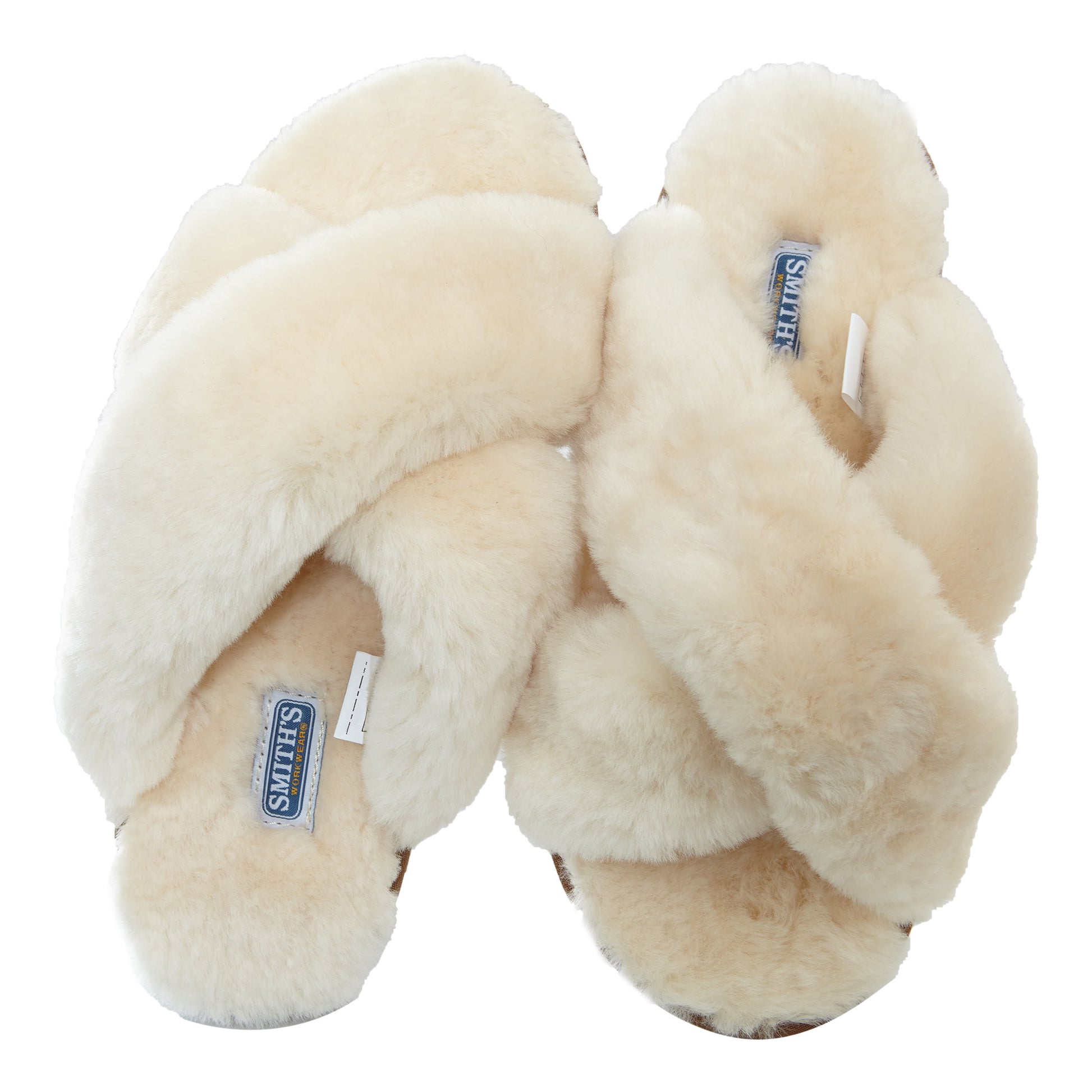 Smith's Work Wear Shearling Criss Cross Slipper Womens Style : Sm10007