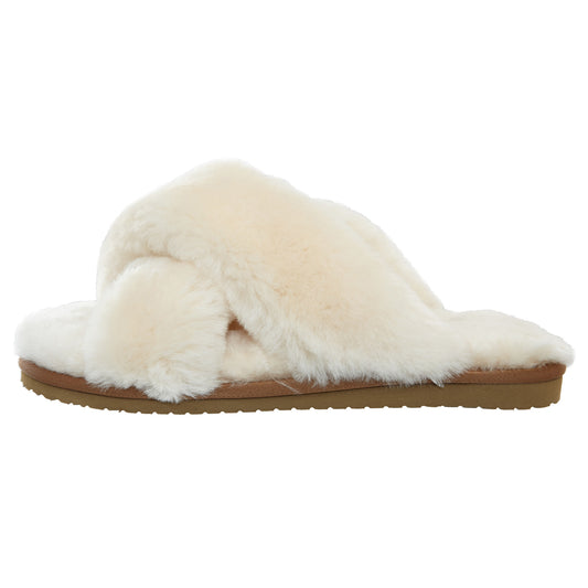 Smith's Work Wear Shearling Criss Cross Slipper Womens Style : Sm10007