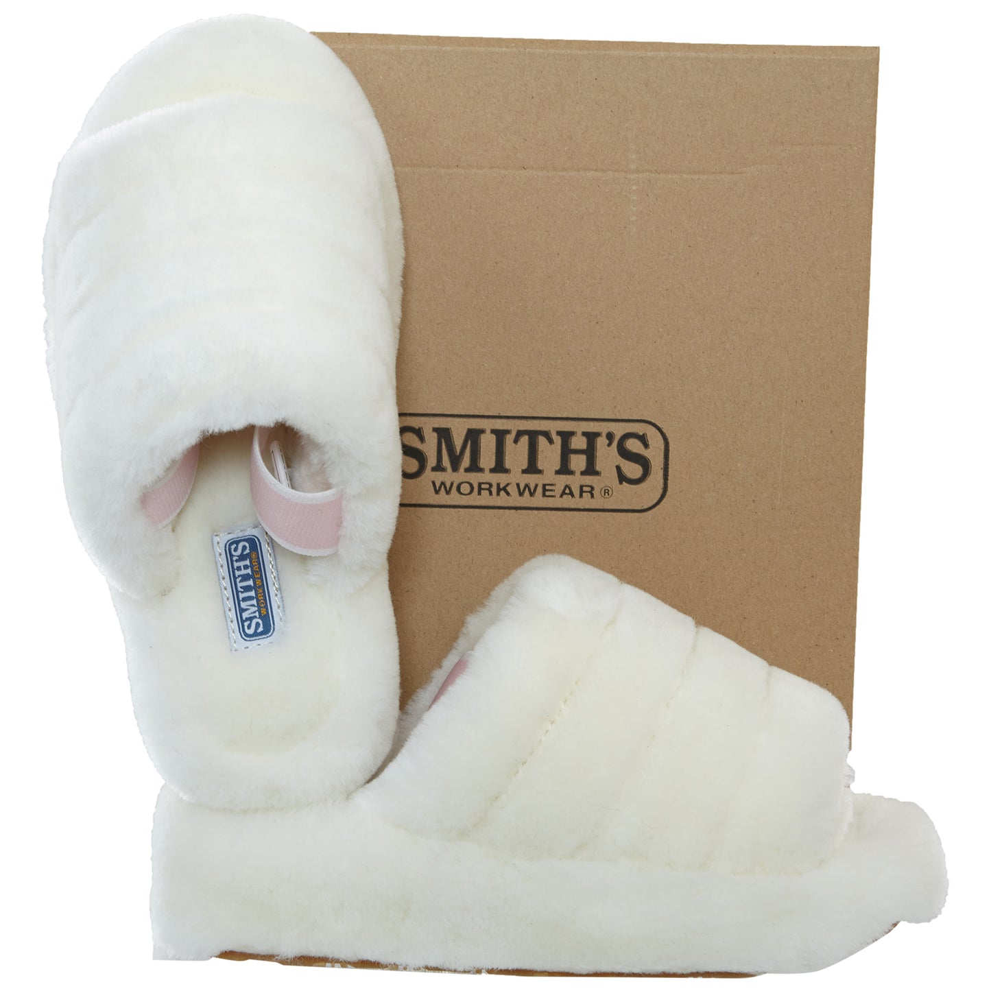 Smith's Work Wear Fur Slide Slipper Womens Style : Sm10009