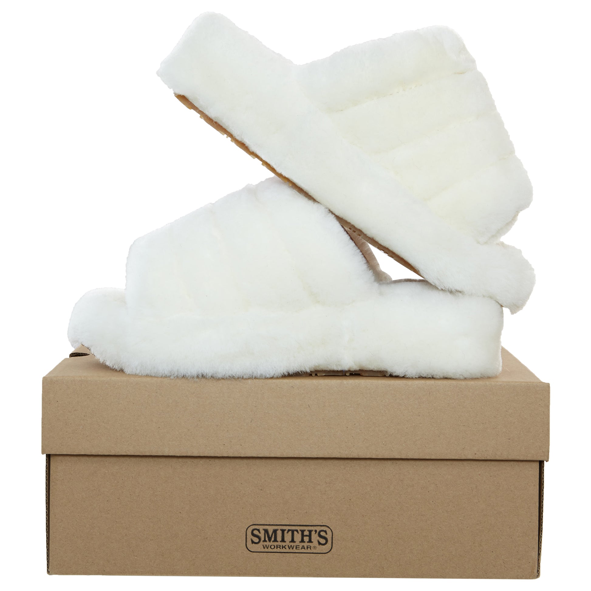 Smith's Work Wear Fur Slide Slipper Womens Style : Sm10009