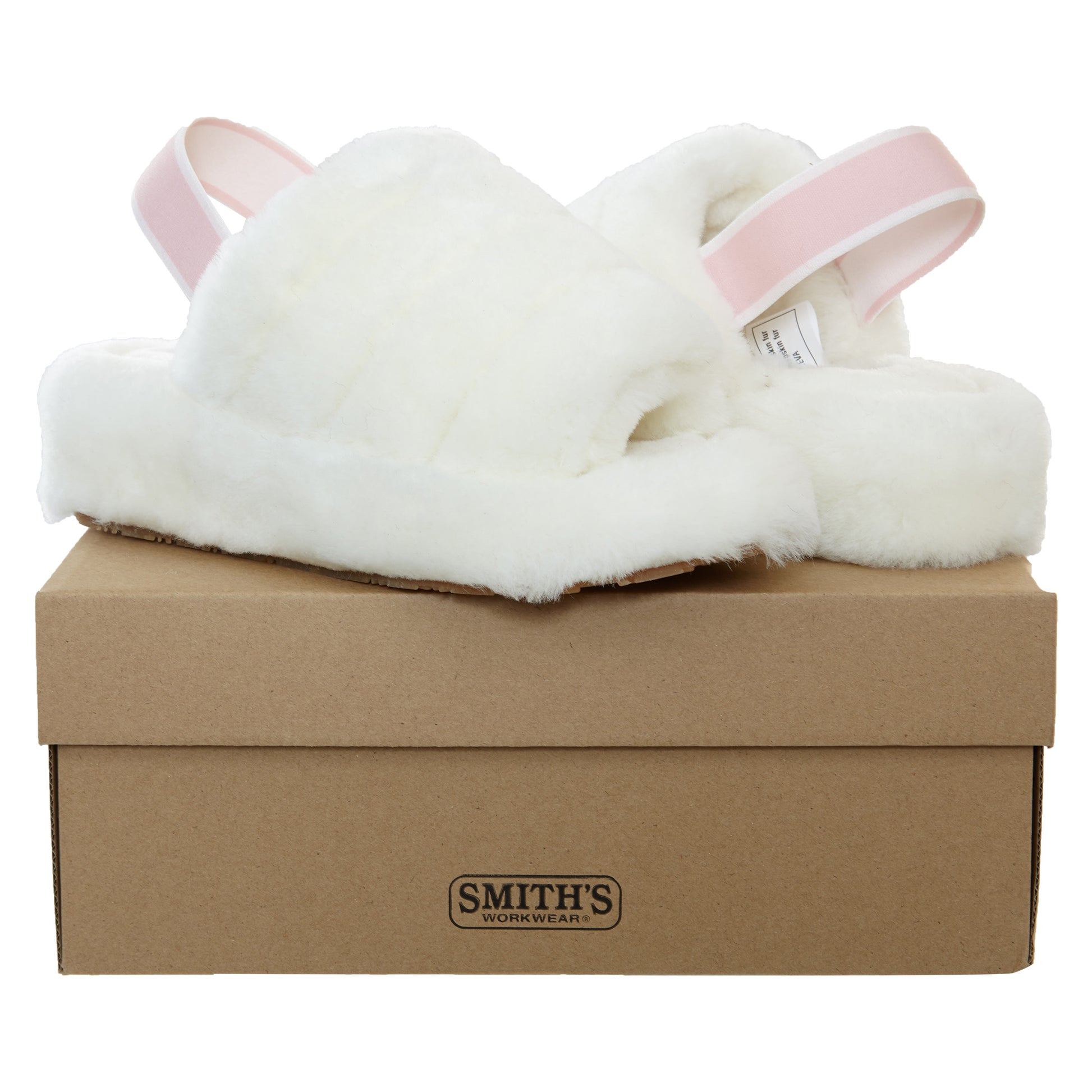 Smith's Work Wear Fur Slide Slipper Womens Style : Sm10009