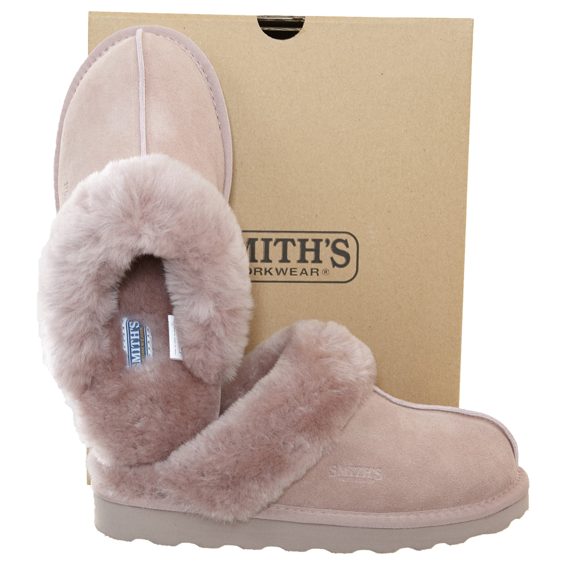 Smith's Work Wear Shearling Mule Slipper Womens Style : Sm10005