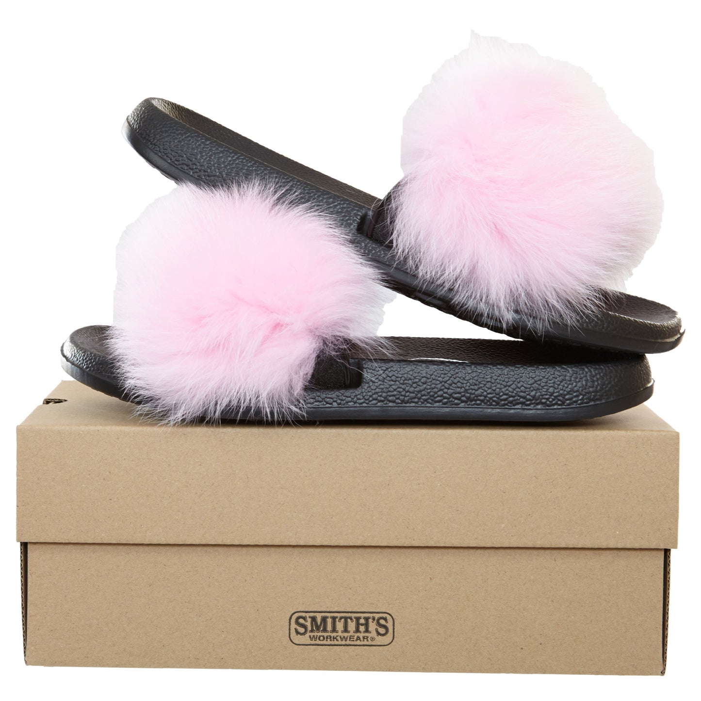 Smith's Work Wear Fur Slide Slipper Womens Style : Sm10008