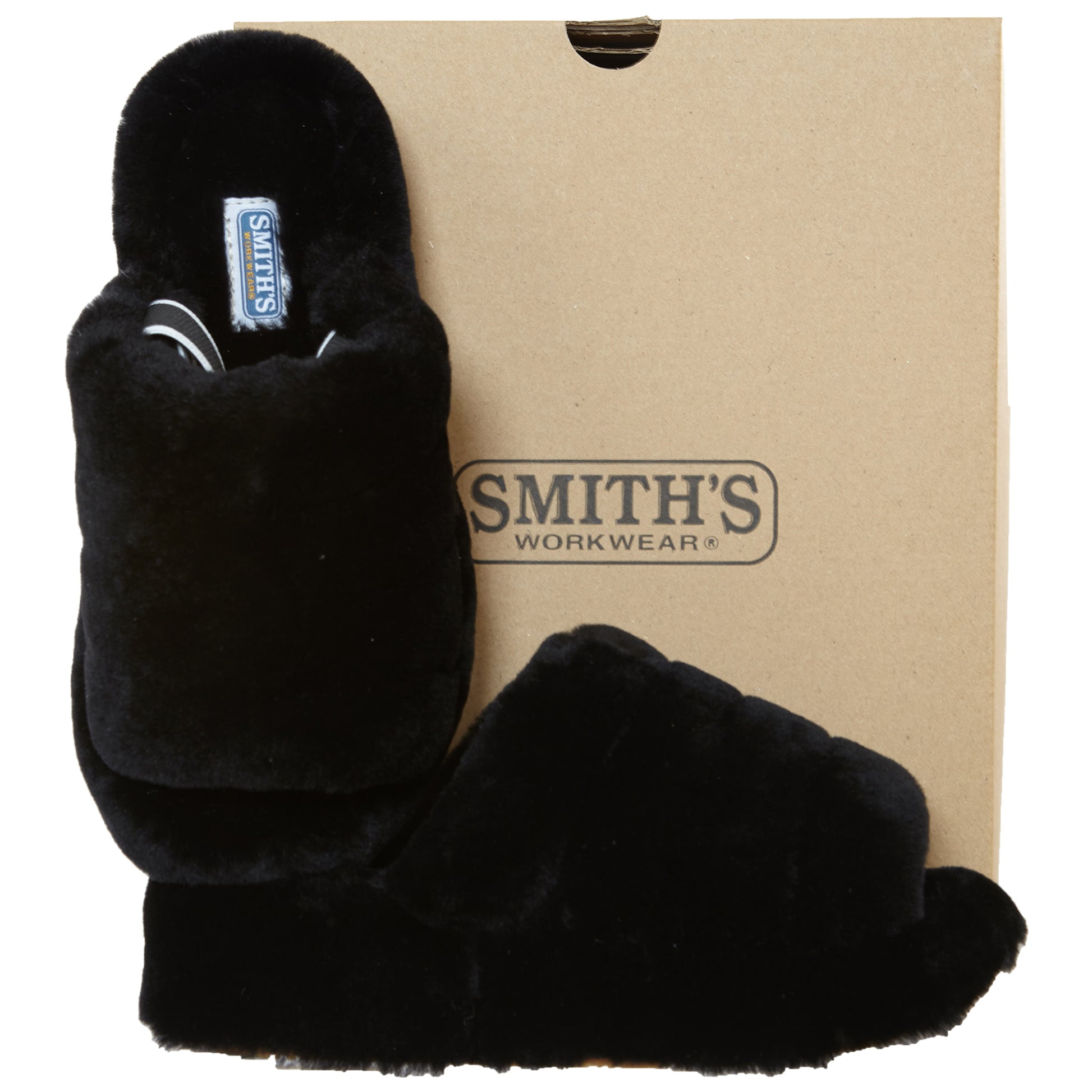 Smith's Work Wear Fur Slide Slipper Womens Style : Sm10009