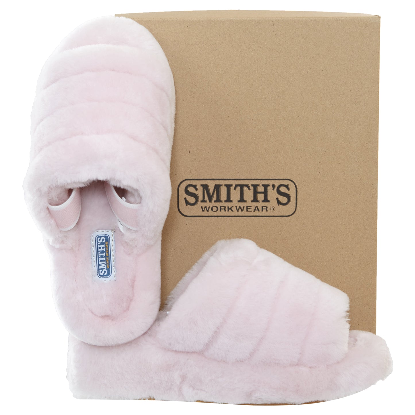 Smith's Work Wear Fur Slide Slipper Womens Style : Sm10009