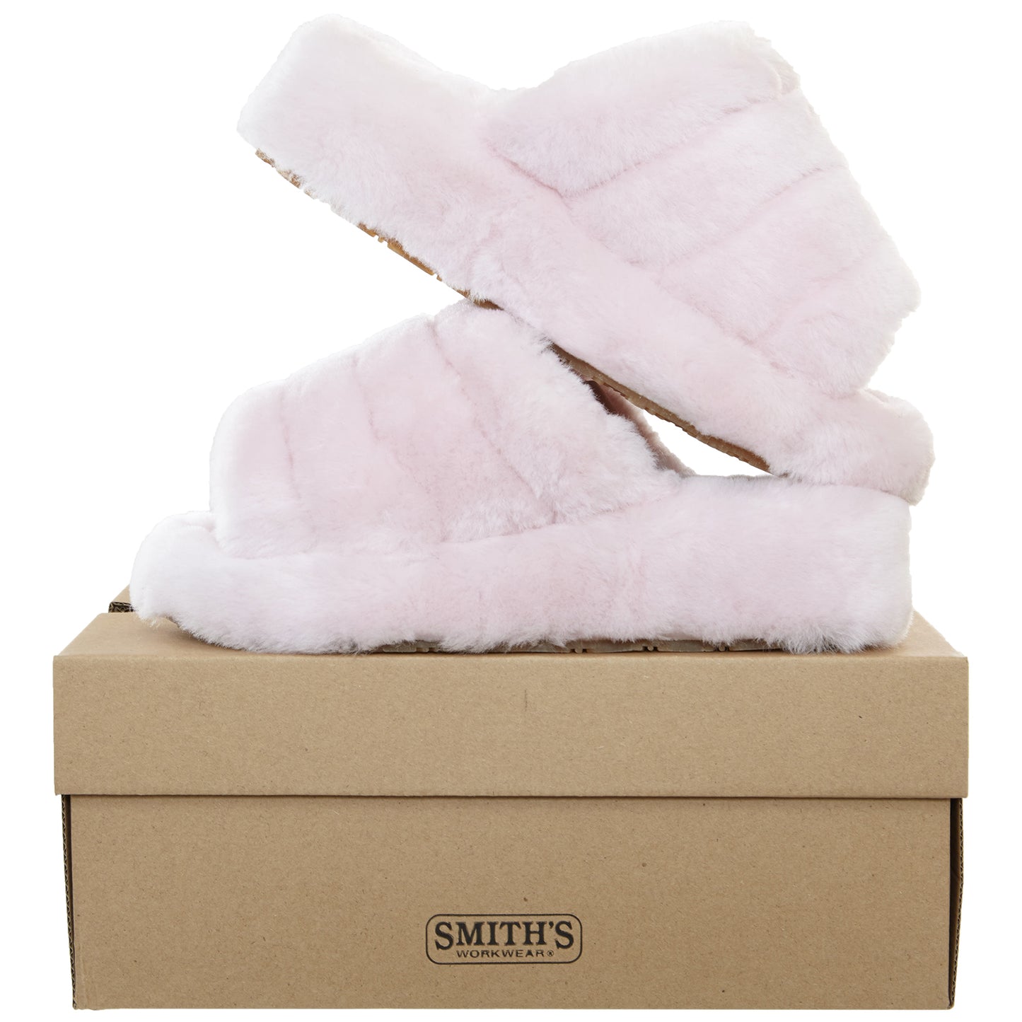 Smith's Work Wear Fur Slide Slipper Womens Style : Sm10009