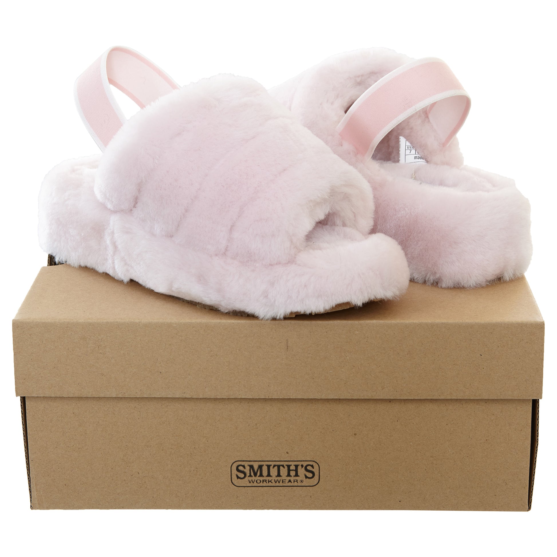 Smith's Work Wear Fur Slide Slipper Womens Style : Sm10009