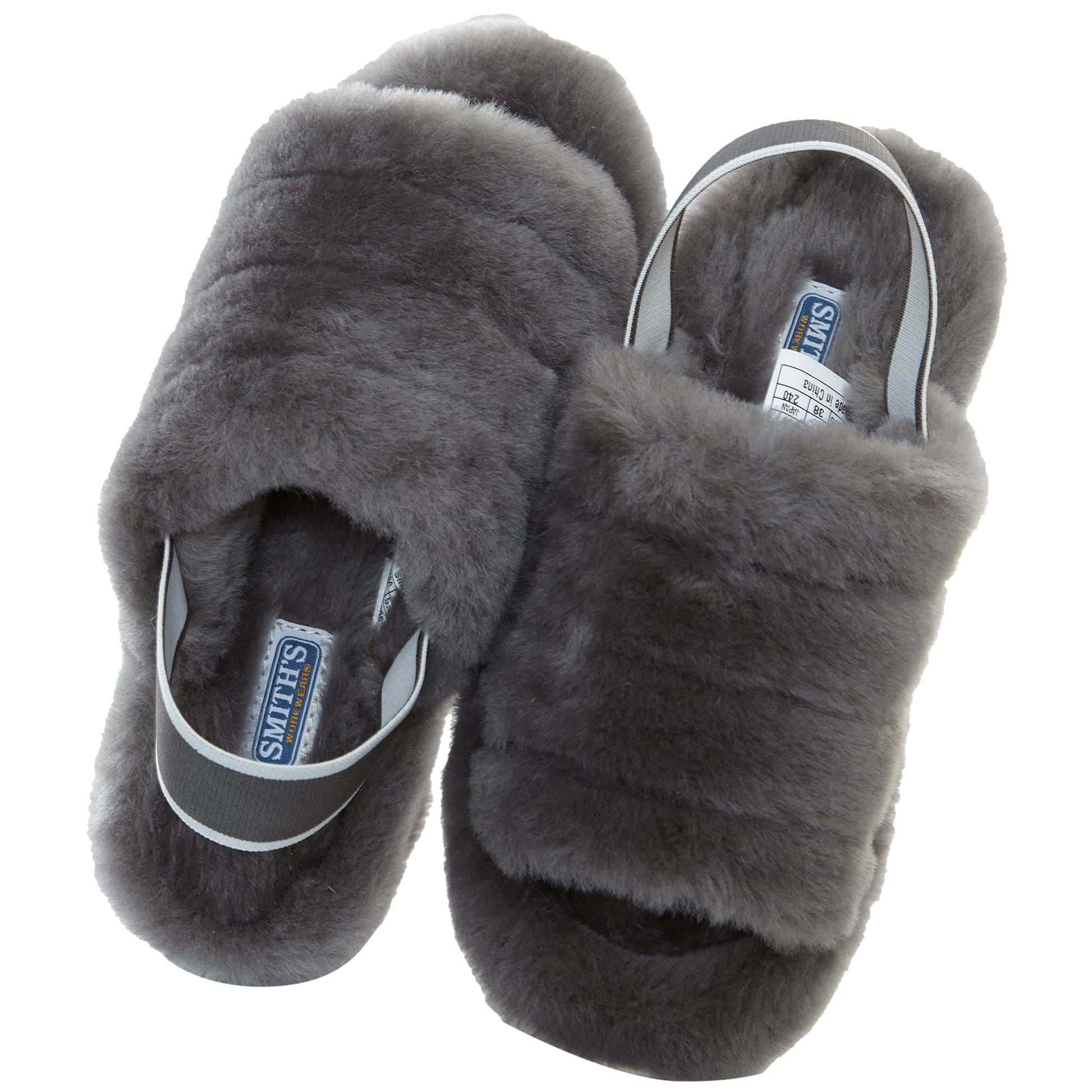 Smith's Work Wear Fur Slide Slipper Womens Style : Sm10009