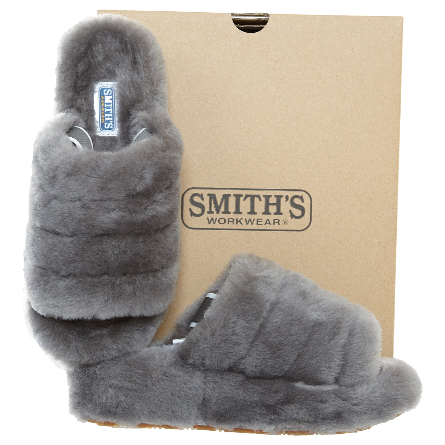 Smith's Work Wear Fur Slide Slipper Womens Style : Sm10009