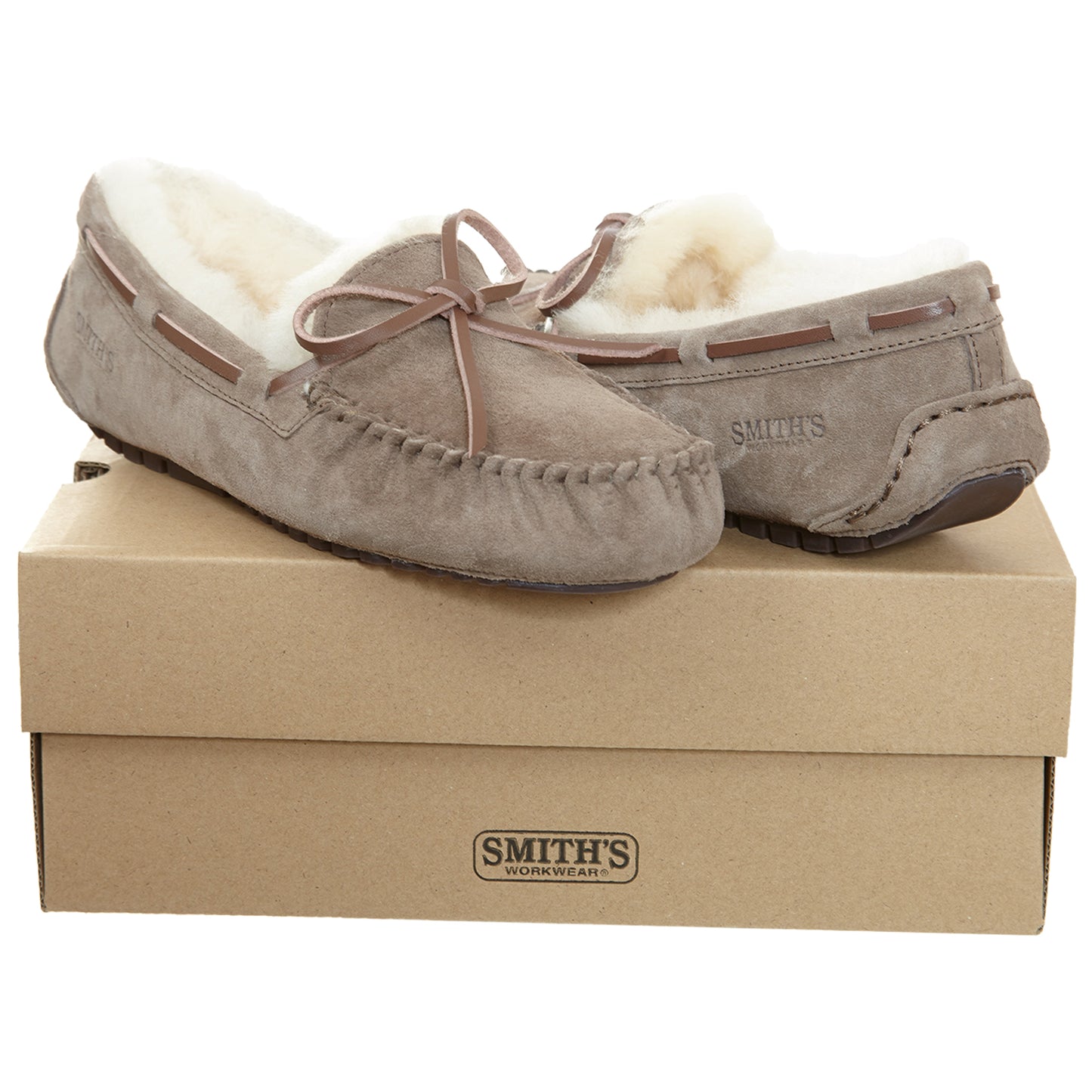 Smith's Work Wear Shearling Moccasin Slipper Womens Style : Sm10003