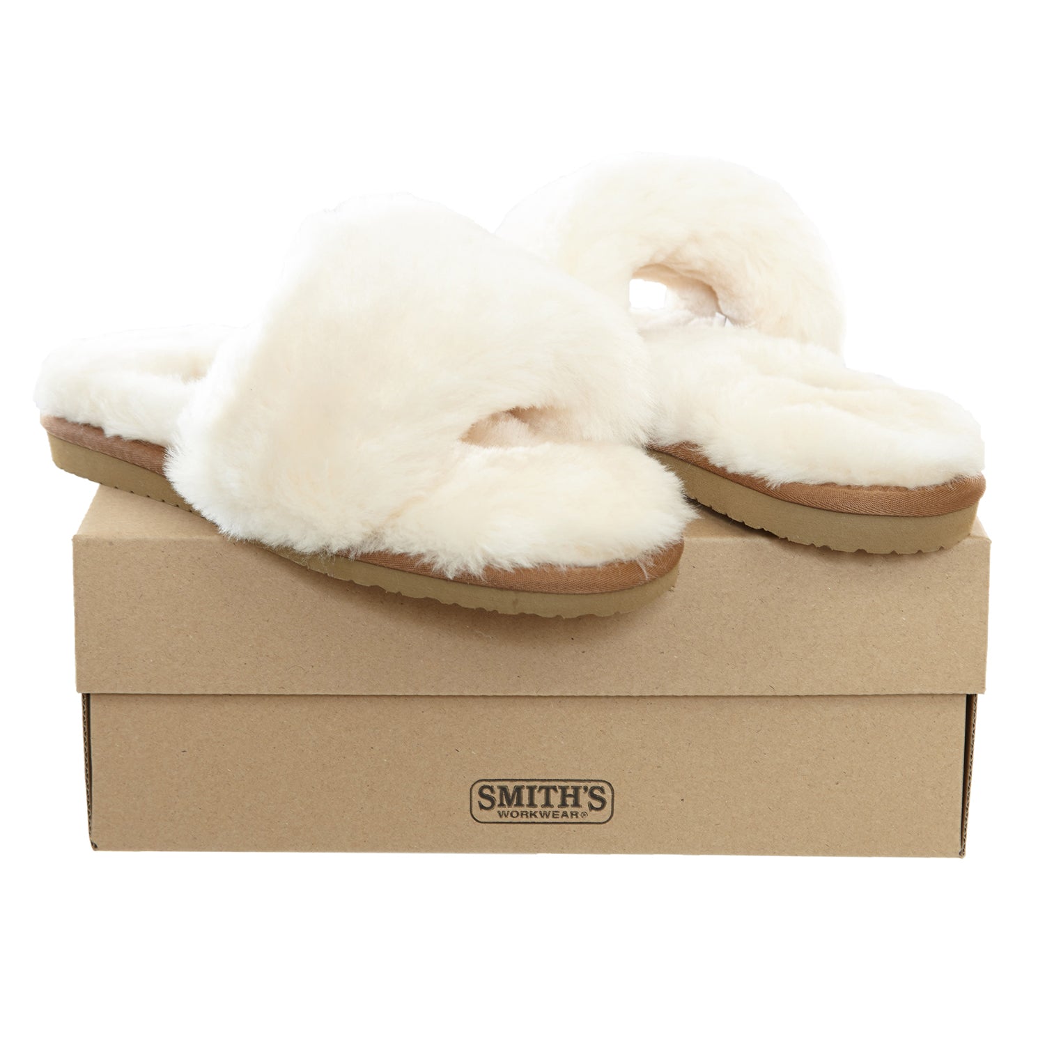 Smith's Work Wear Geninue Plush Australian  Shearling Slide Slippers  Womens Style : Wsm30018