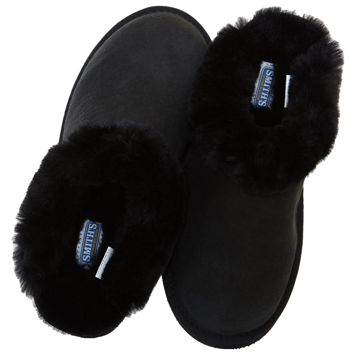 Smith's Work Wear Geninue Plush Australian Shearling Plush Mule Slippers Womens Style : Wsm30019