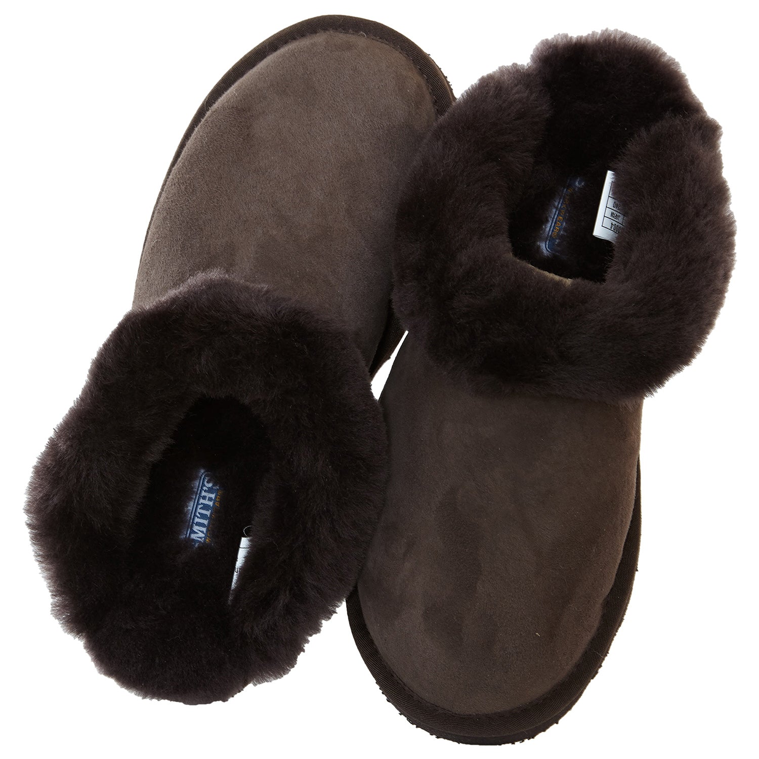Smith's Work Wear Geninue Plush Australian Shearling Plush Mule Slippers Womens Style : Wsm30019