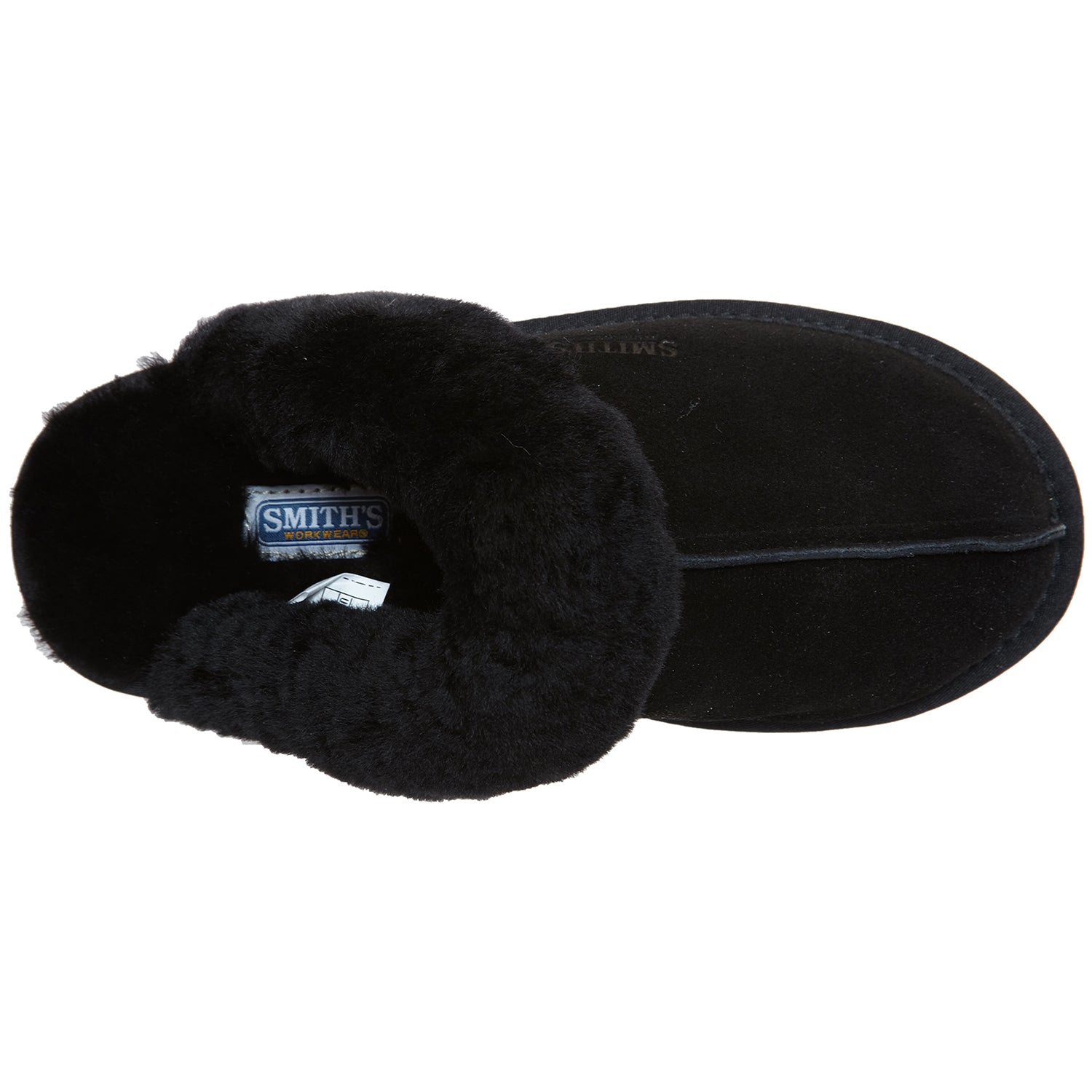 Smith's Work Wear Geninue Plush Australian Shearling & Suede Mule Slippers Womens Style : Wsm30020