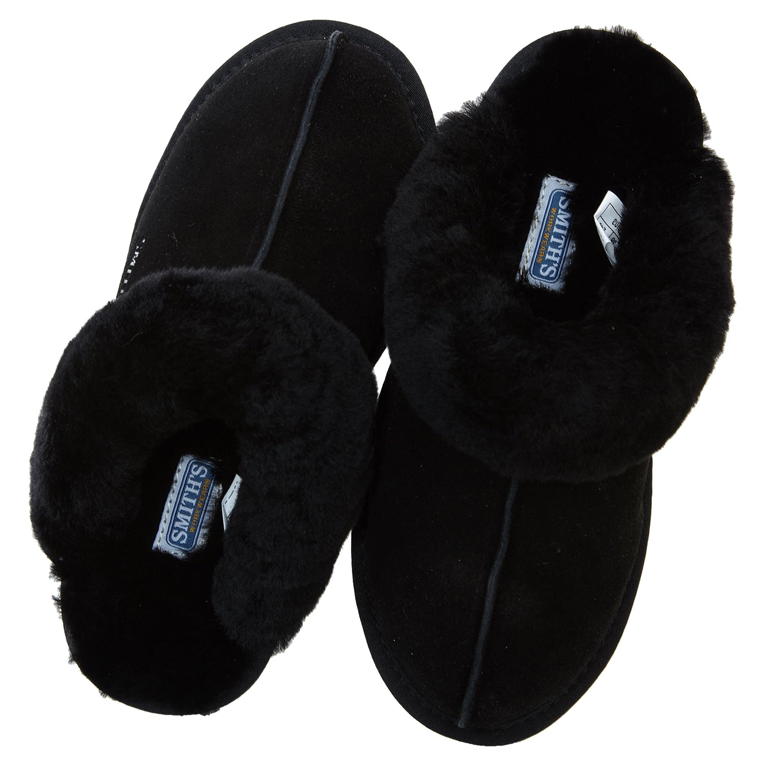 Smith's Work Wear Geninue Plush Australian Shearling & Suede Mule Slippers Womens Style : Wsm30020