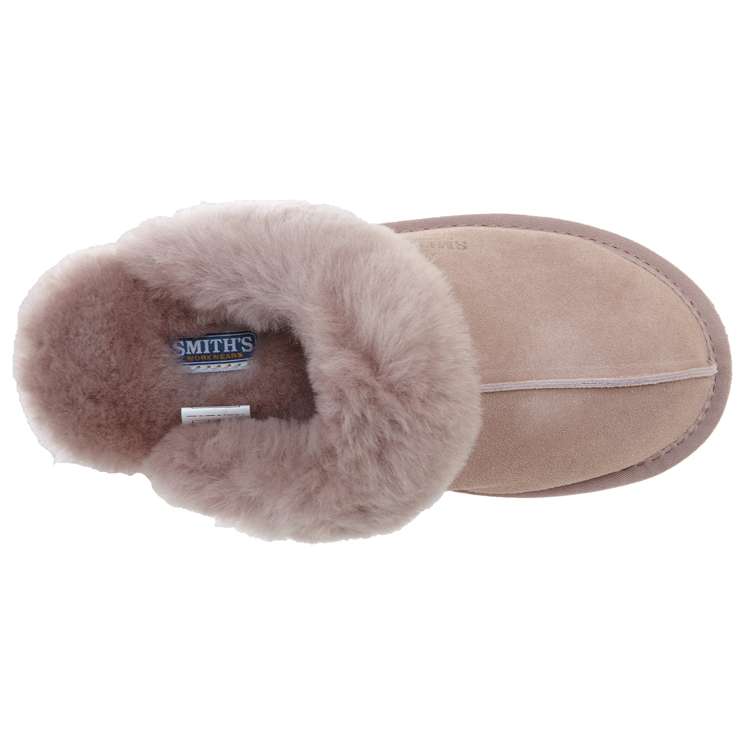 Smith's Work Wear Geninue Plush Australian Shearling & Suede Mule Slippers Womens Style : Wsm30020