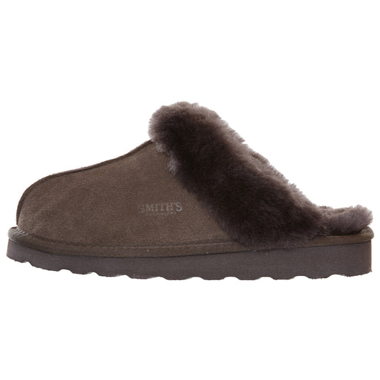Smith's Work Wear Geninue Plush Australian Shearling & Suede Mule Slippers Womens Style : Wsm30020