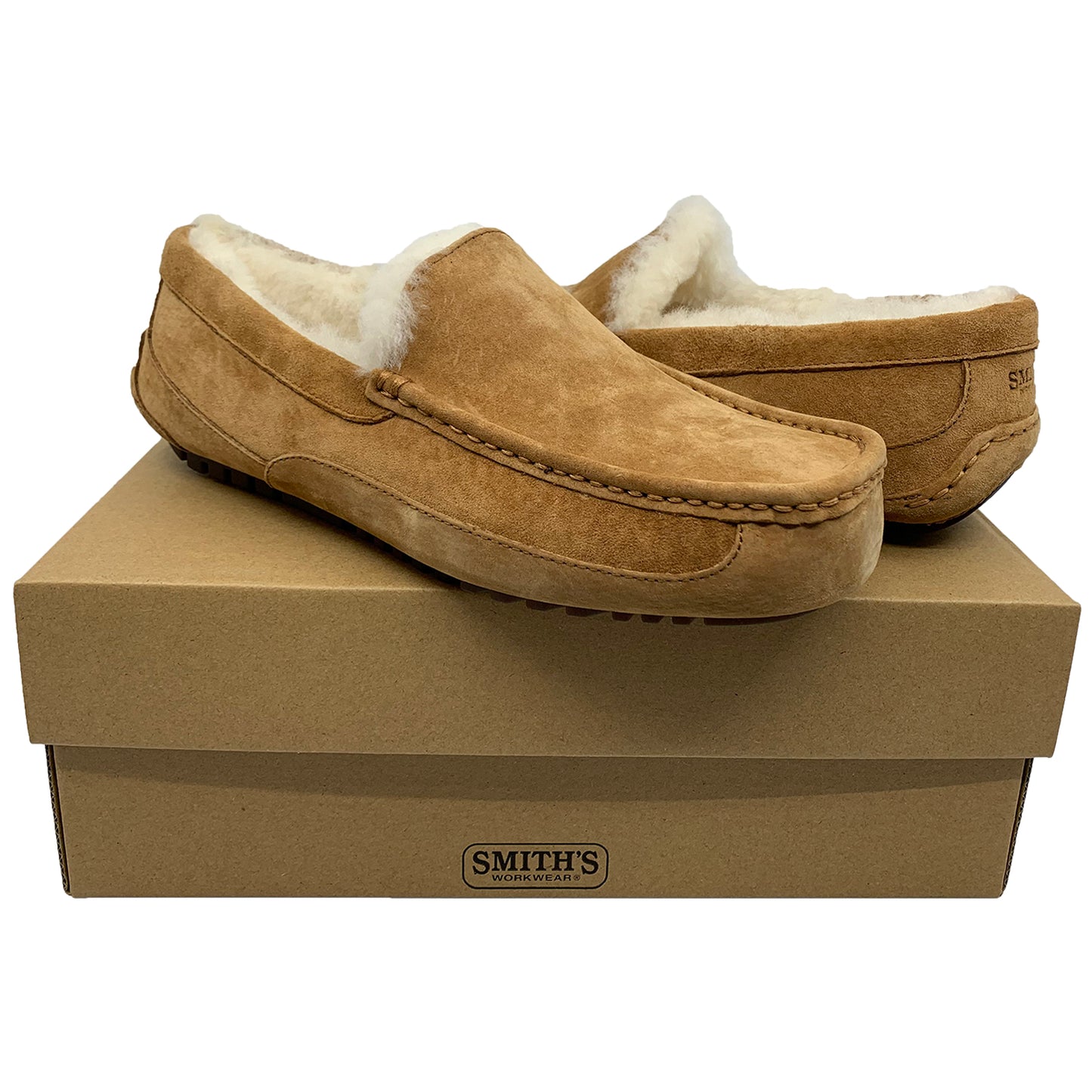 Smith's Work Wear Suede Shearling Moccasin Mens Style : Sm10033