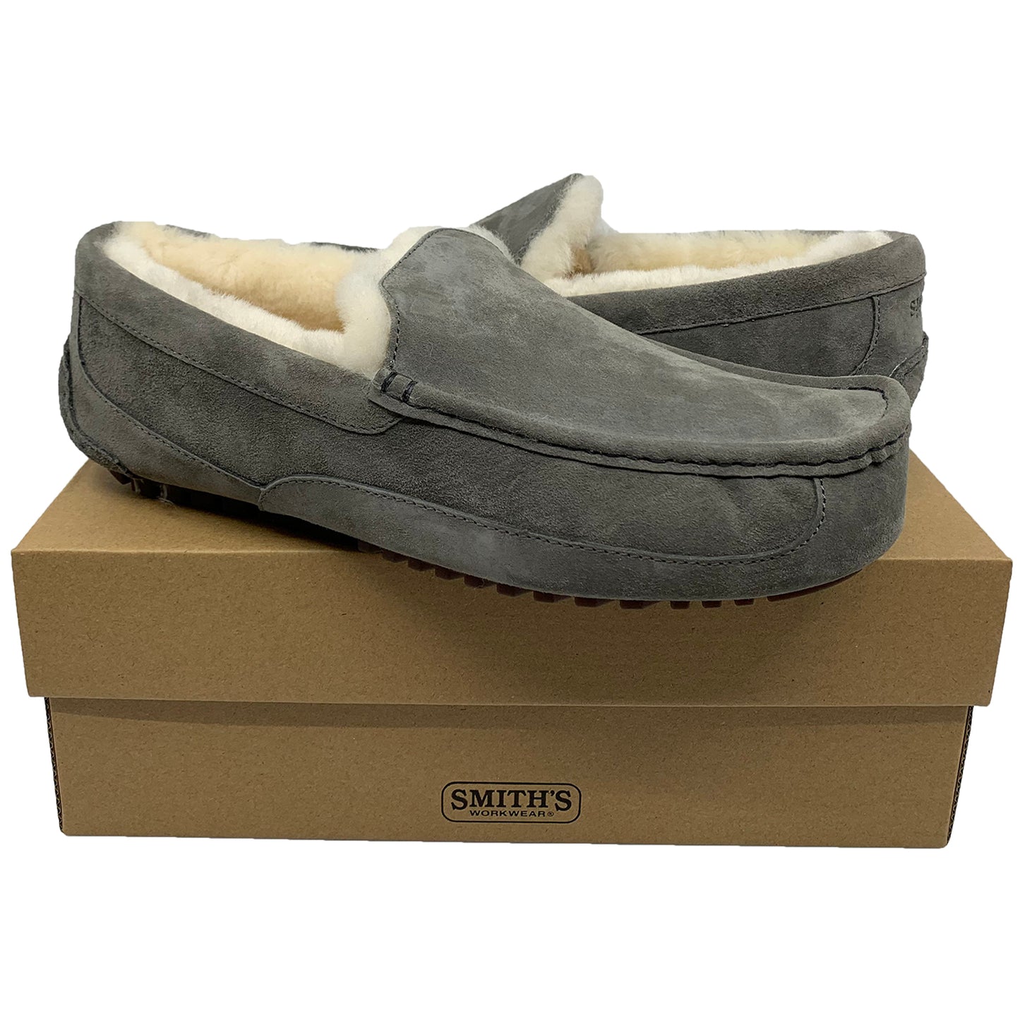 Smith's Work Wear Suede Shearling Moccasin Mens Style : Sm10033