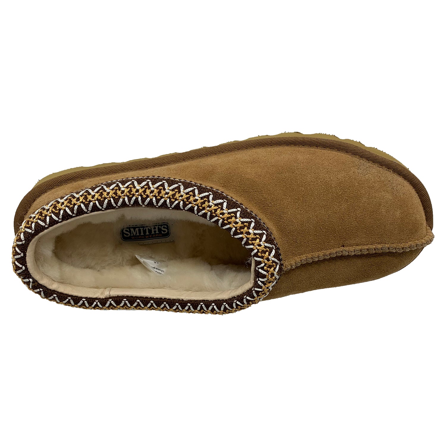 Smith's Work Wear Suede Shearling Clog Slippers Womens Style : Sm10030