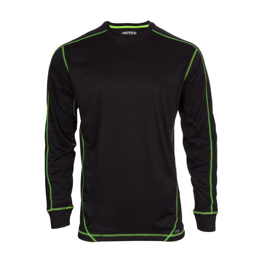 L/S CREW NCK TEE W/ FORWARD SIDE&CONTRAST  STITCHING