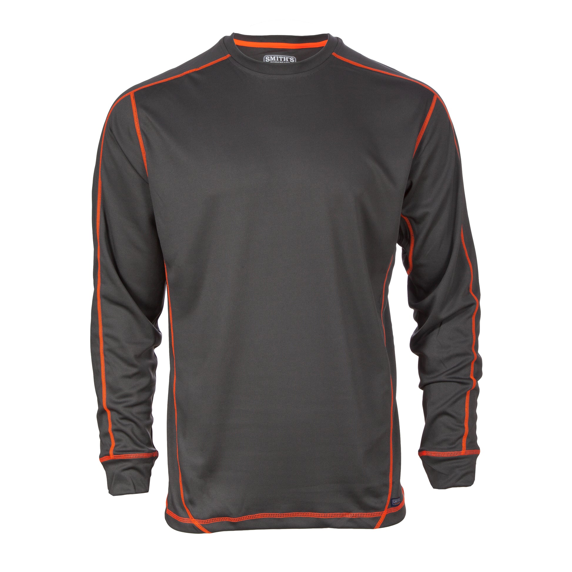 L/S CREW NCK TEE W/ FORWARD SIDE&CONTRAST  STITCHING