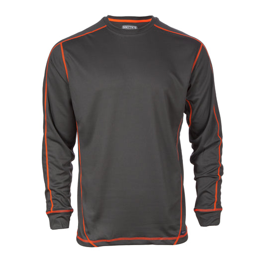 L/S CREW NCK TEE W/ FORWARD SIDE&CONTRAST  STITCHING