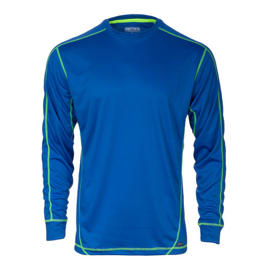 L/S CREW NCK TEE W/ FORWARD SIDE&CONTRAST  STITCHING