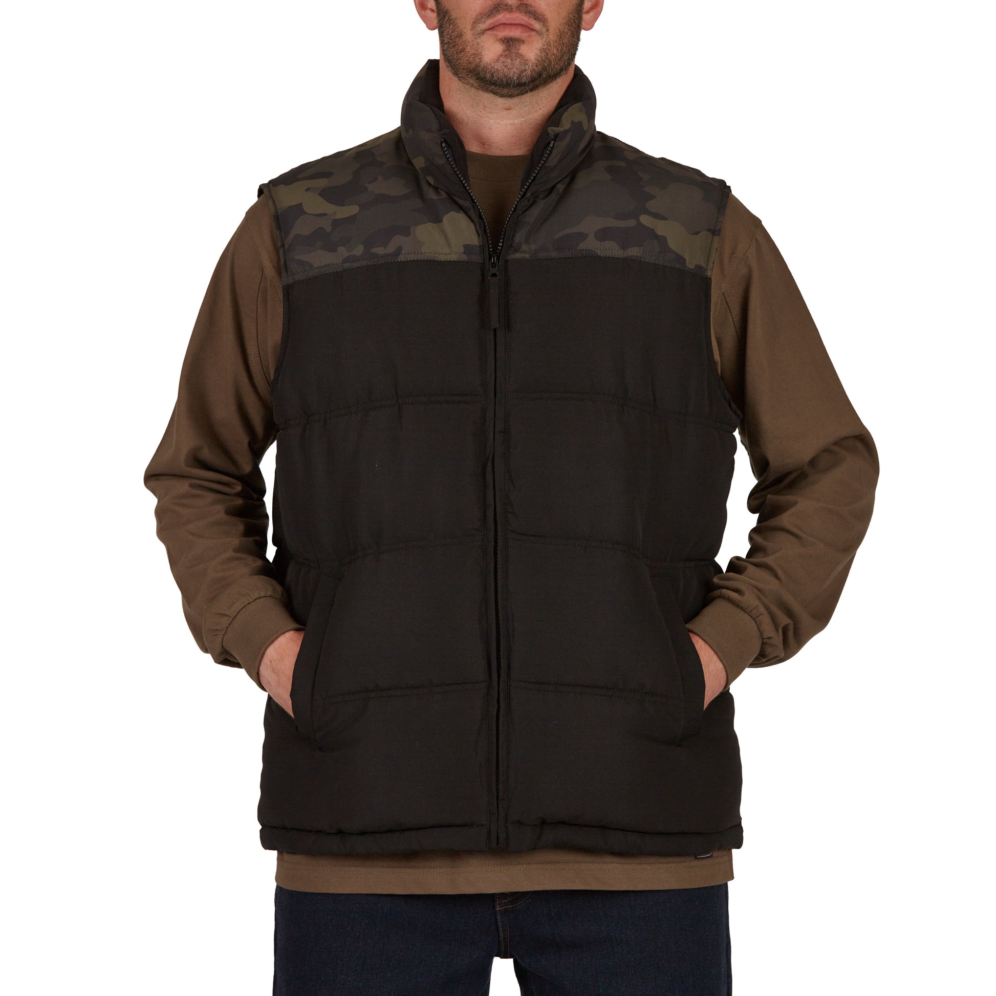 CAMO PUFFER VEST