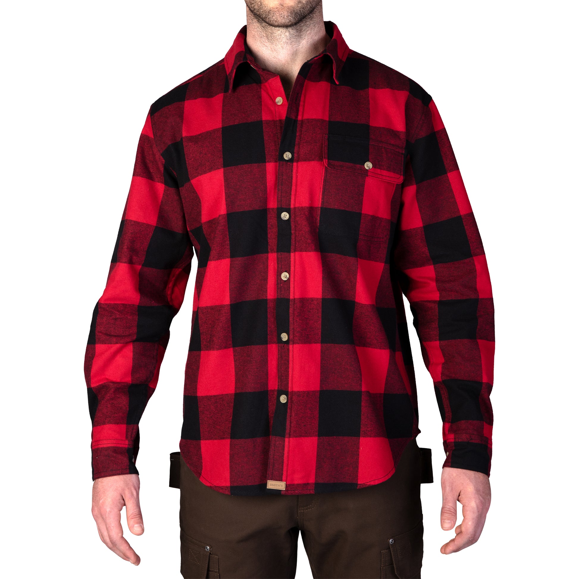 LONG SLEEVE FLANNEL BUFFALO SHIRT