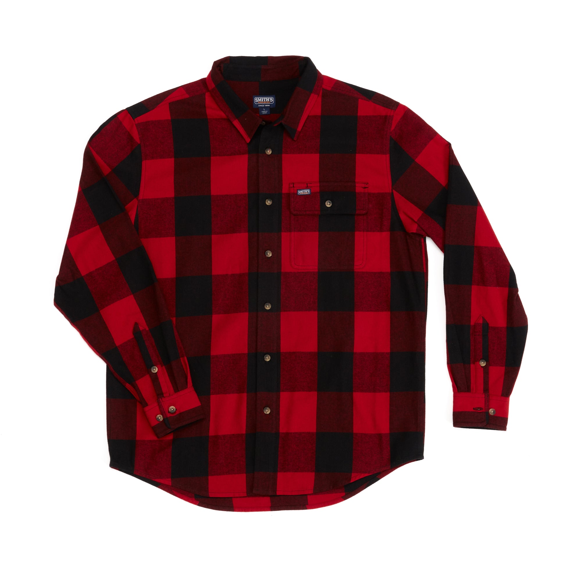 LONG SLEEVE FLANNEL BUFFALO SHIRT