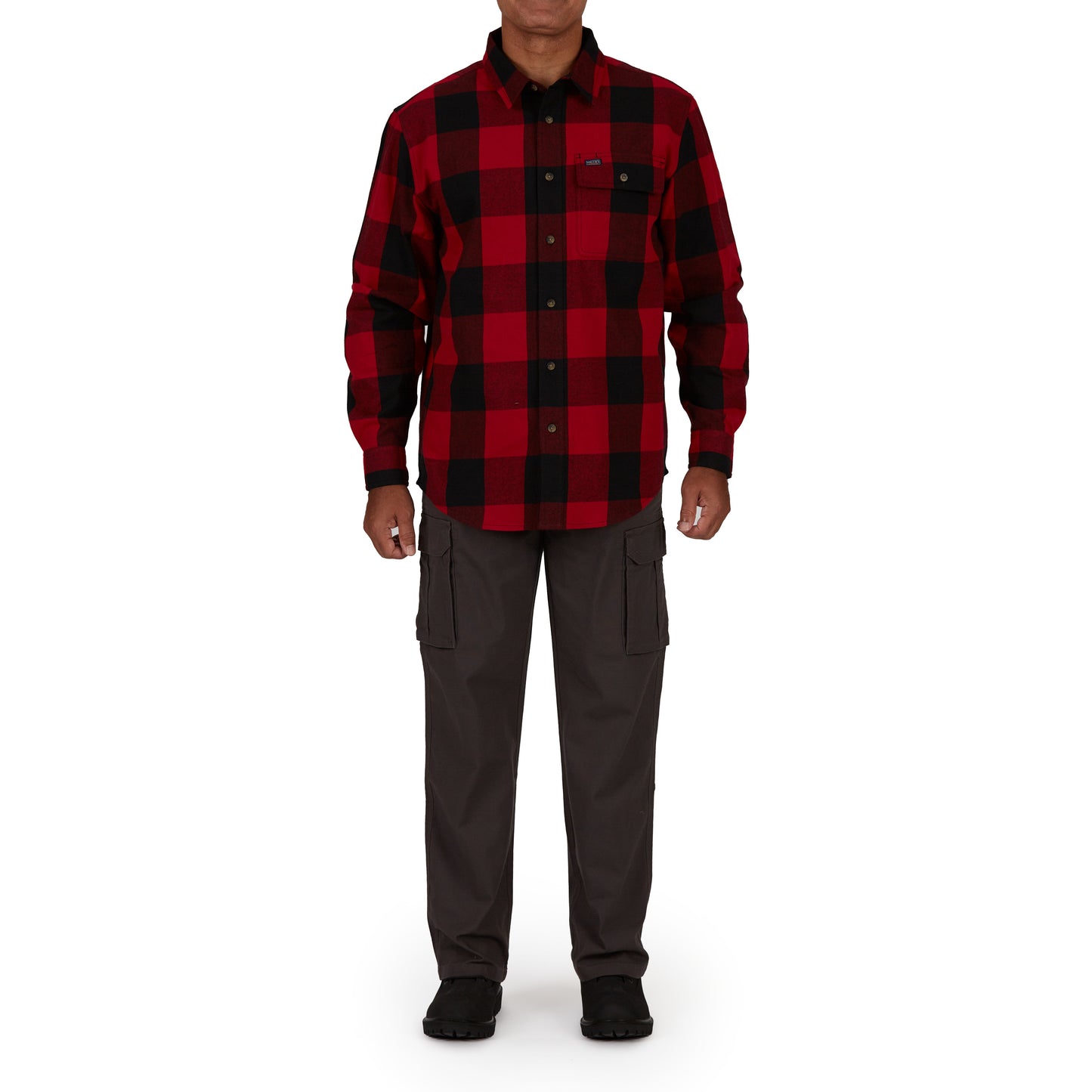 LONG SLEEVE FLANNEL BUFFALO SHIRT