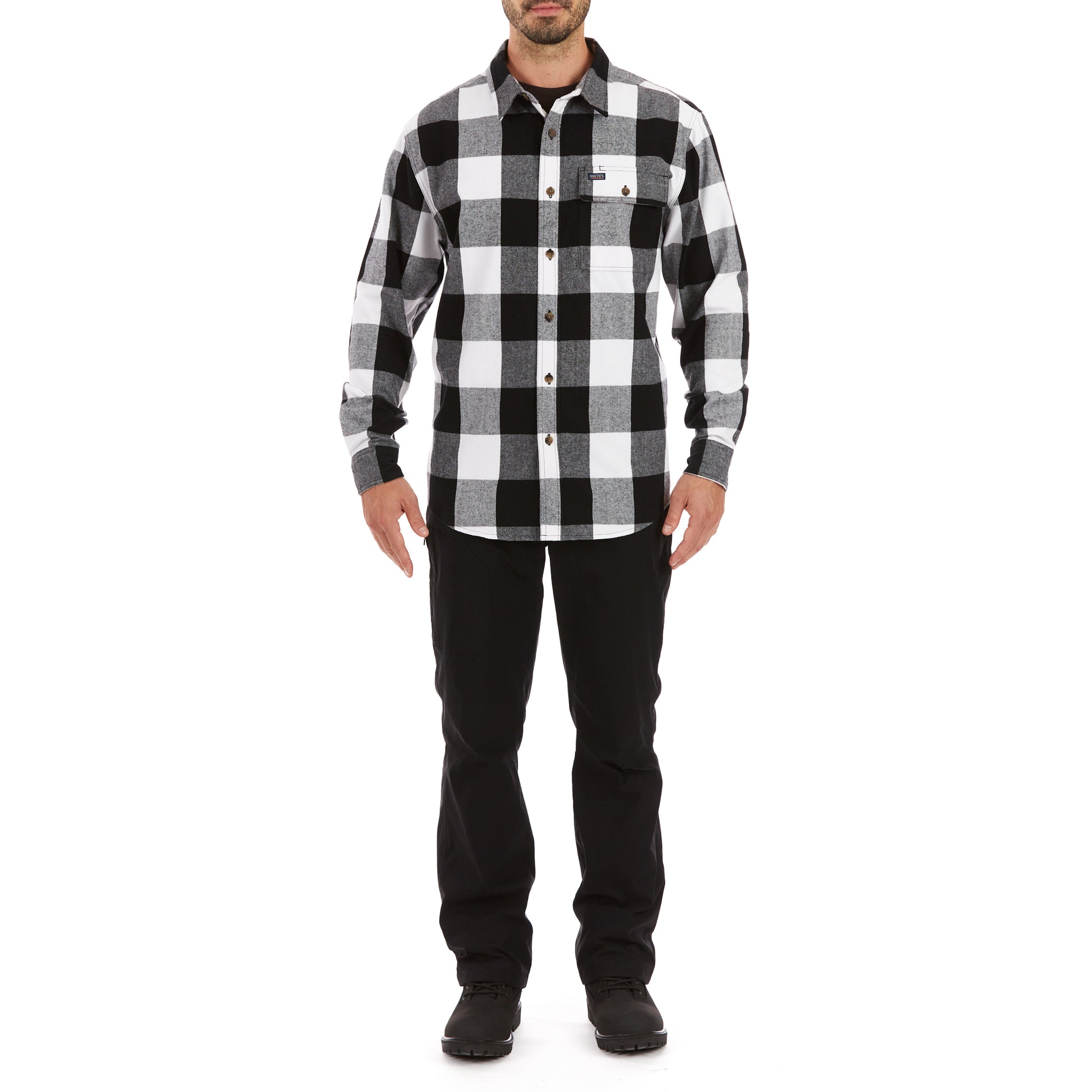 LONG SLEEVE FLANNEL BUFFALO SHIRT