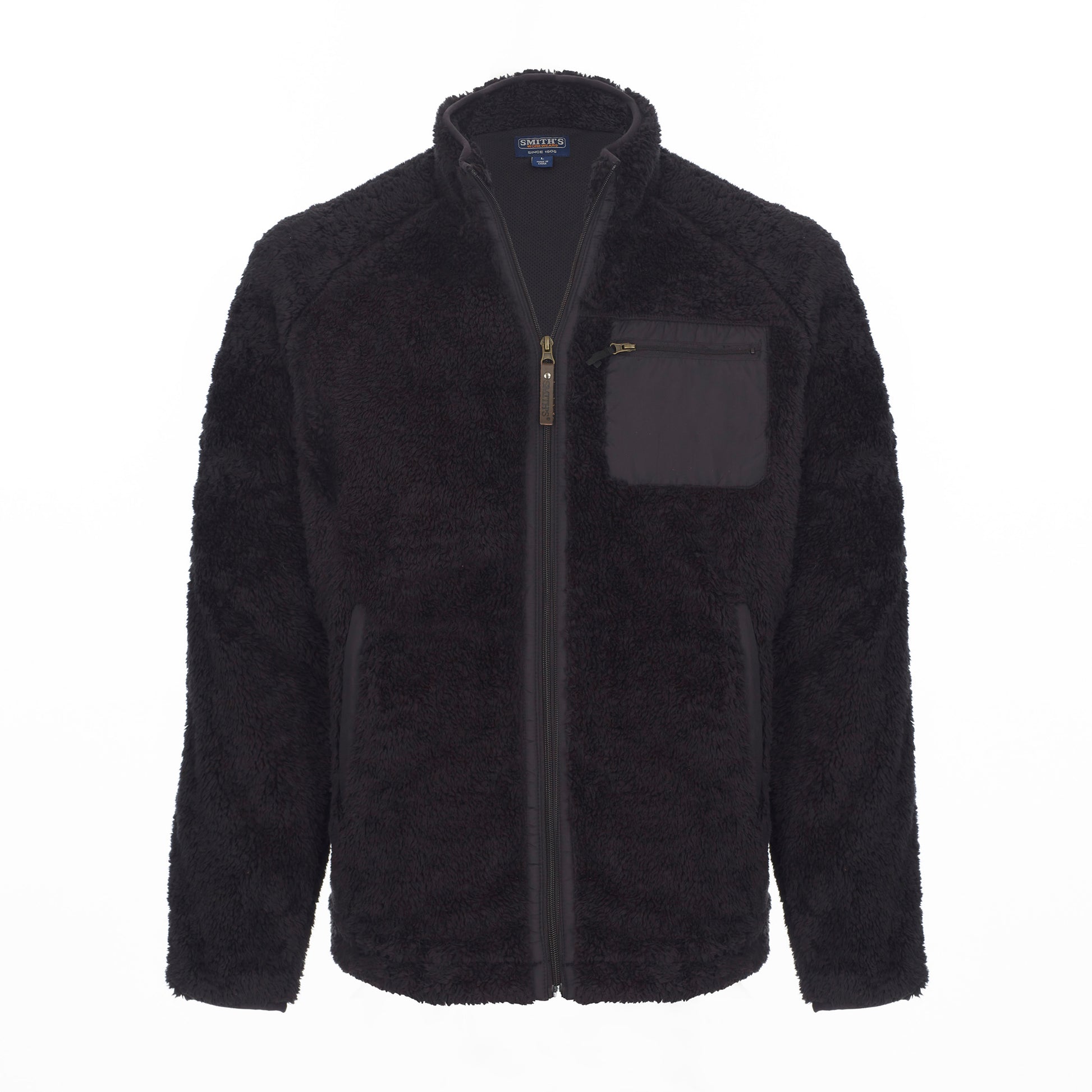 Smith Mens Butter Sherpa Full Zip Jkt W/3 Zip Pocket & Poly Trim Mens Style : S5502