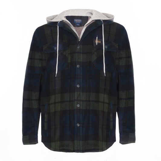 Smith's Work Wear Mens Prnt  Micfleece Sherpa Lined Jkt/hood Mens Style : S3215fc-376