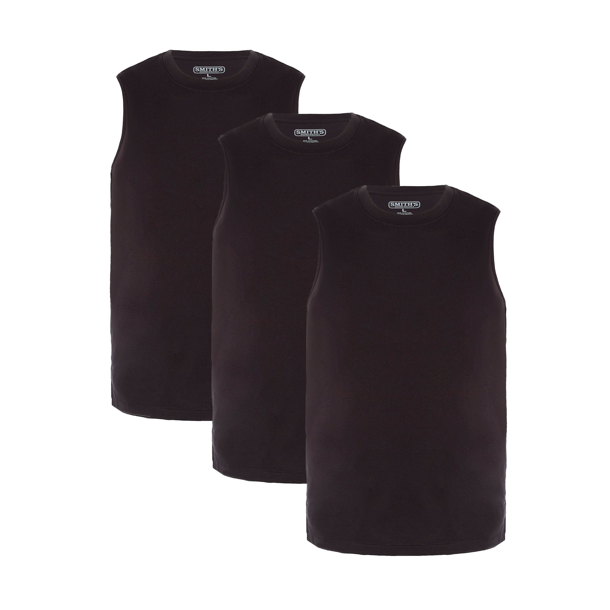 Smiths 3-pack Cotton Muscle Tees Mens Style : Sm4651lpk3