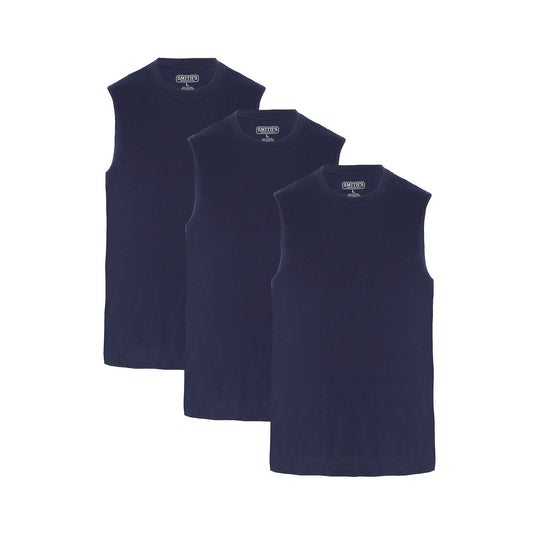 Smiths 3-pack Cotton Muscle Tees Mens Style : Sm4651lpk3